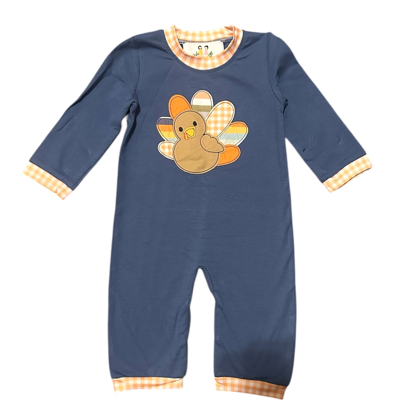 Gobble Till You Wobble Boy Romper