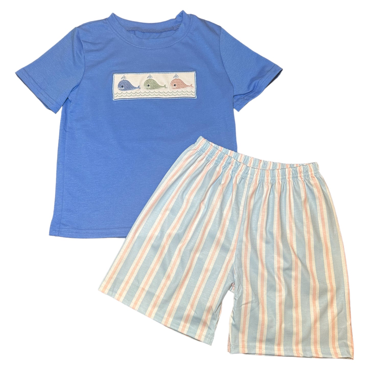 Boy Whale Short Set