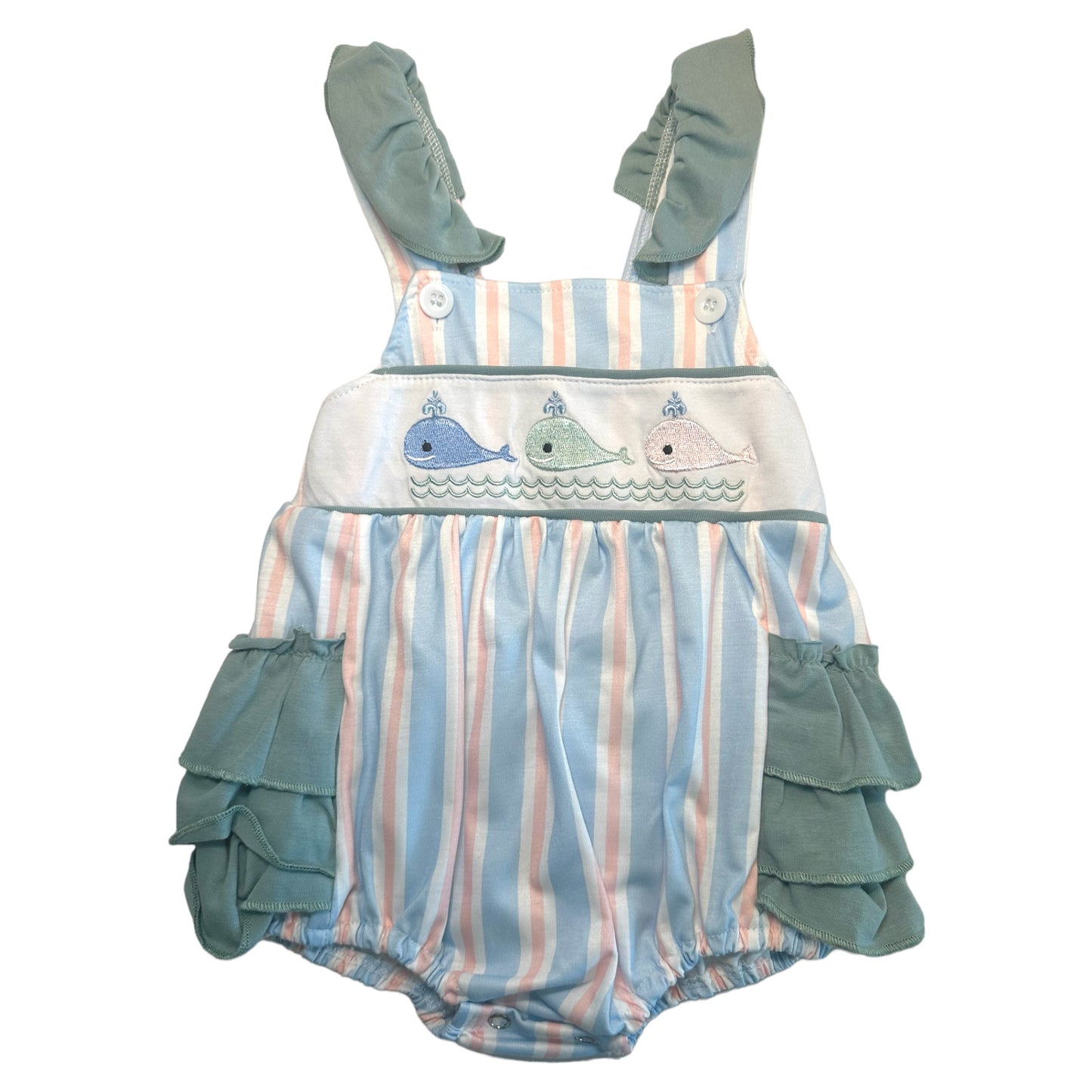 Girl Farm Romper