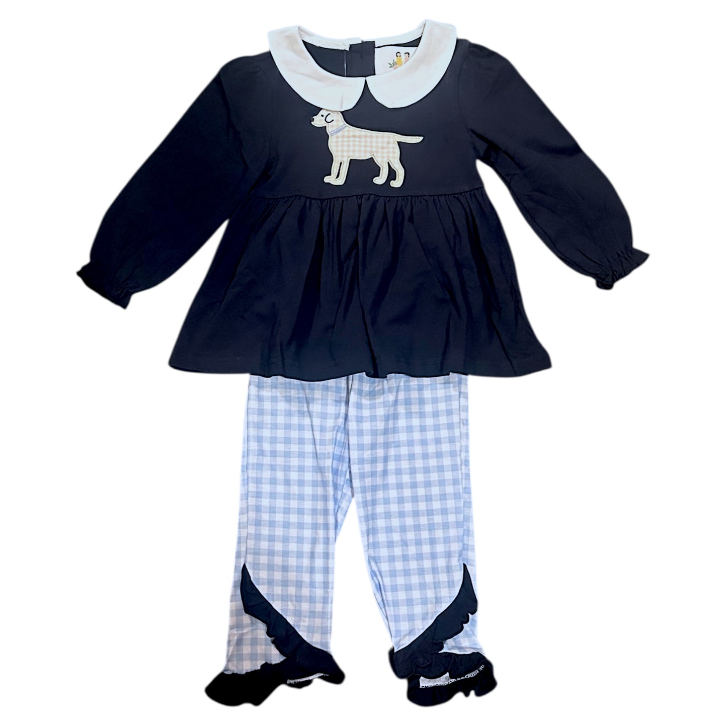 Dog Gone Cute Girl Pant Set