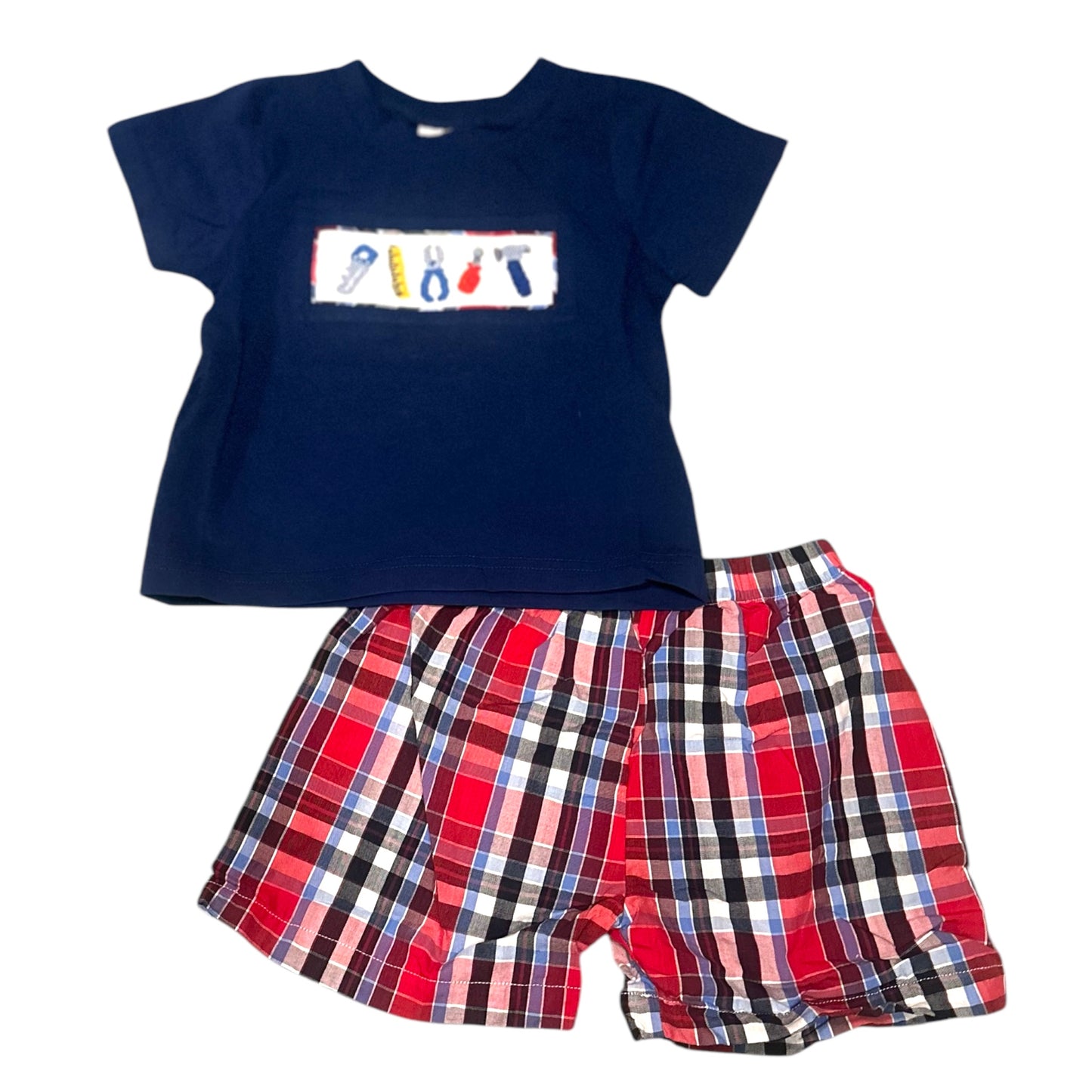 Tool Time Smocked Set