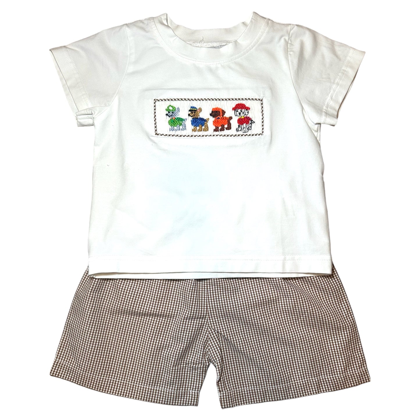 Dog Rescue Smocked Set