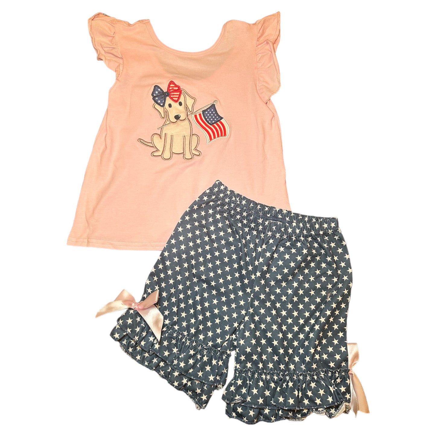 Girl Dog USA Short Set