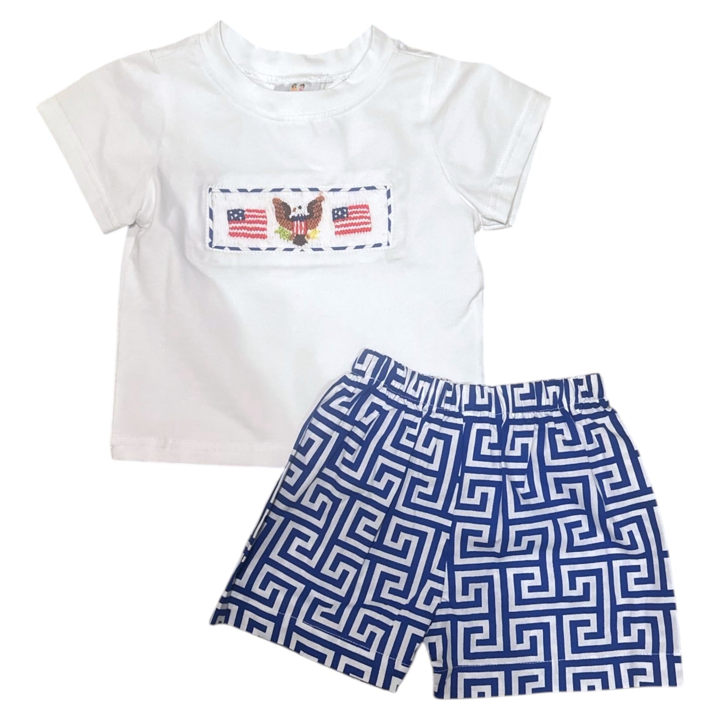 Patritoic Smocked Set