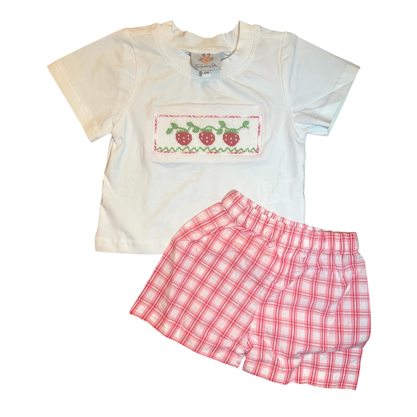 Strawberry Picking Smocked Set
