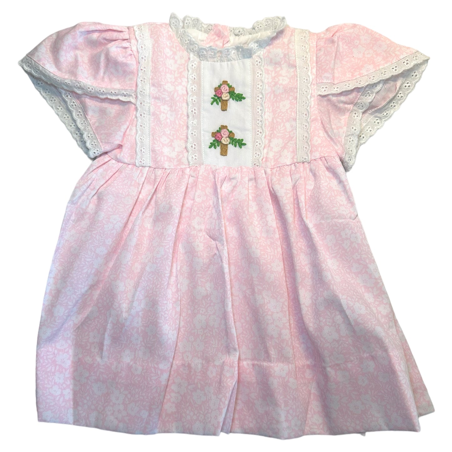 Cross Embroidery Dress
