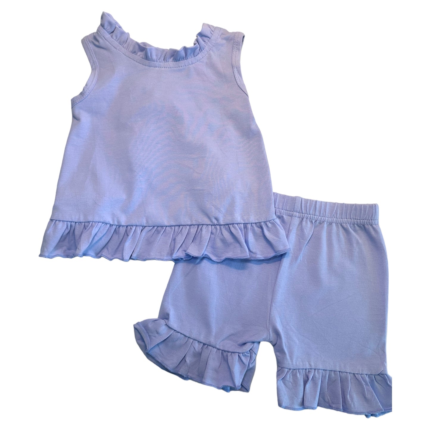 Purple Bow Short Set