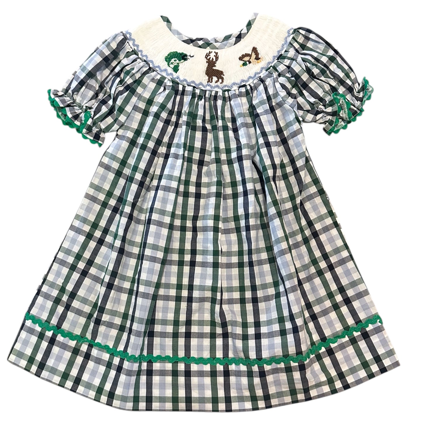 Huntin FIshin & Lovin Every Day Smocked Dress