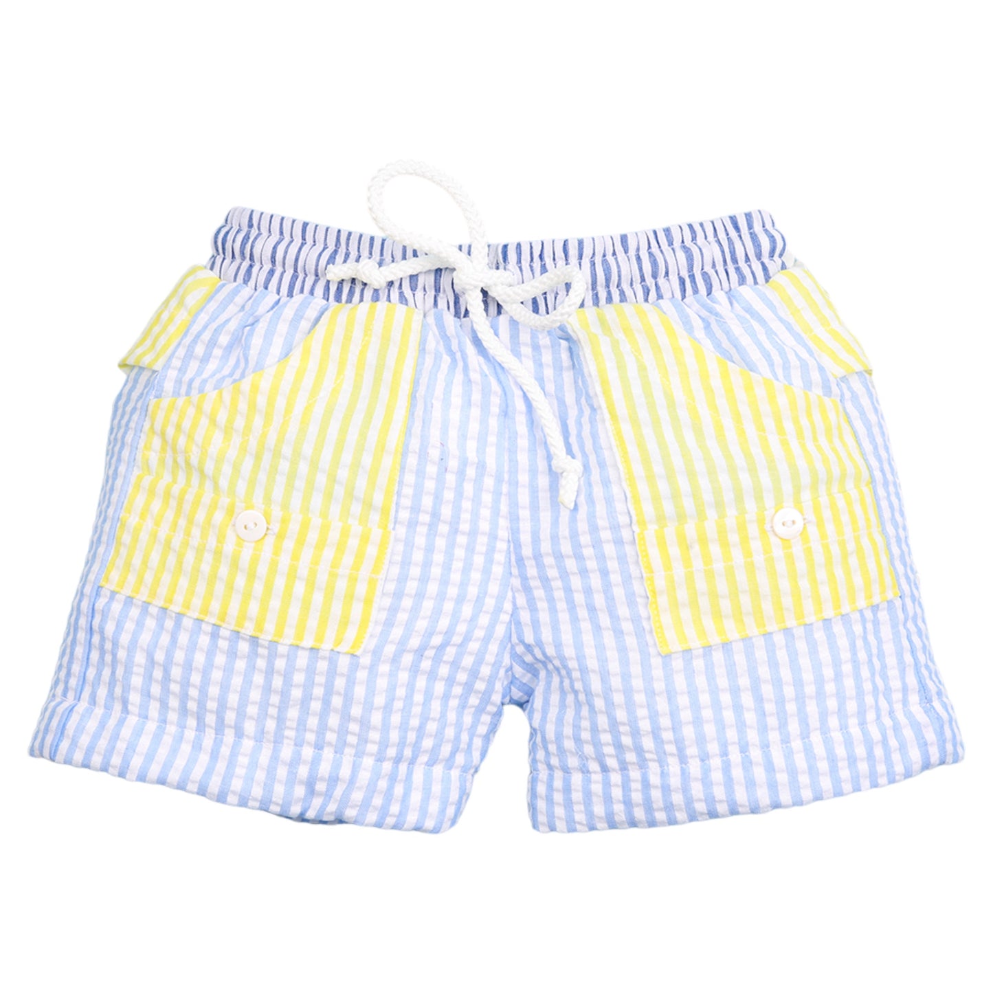 Yellow/Blue Swim Trunks