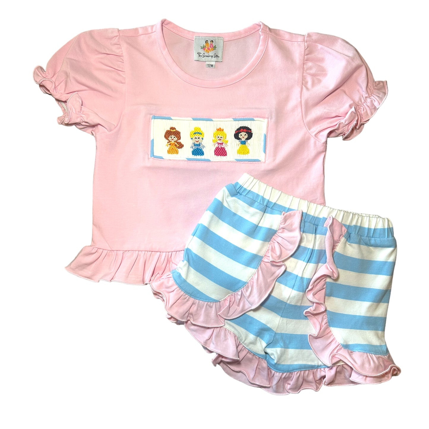 Smocked Princess Short Set