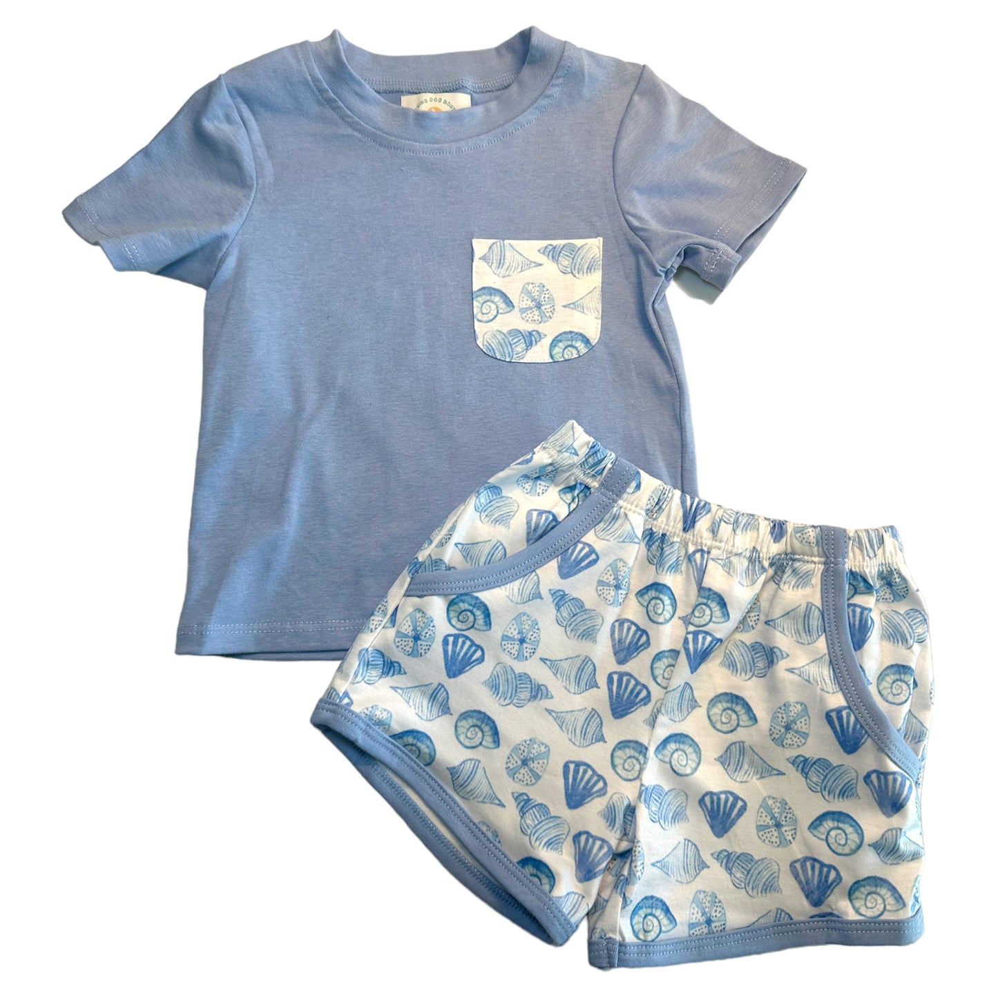 Boy Sea Shell Short Set