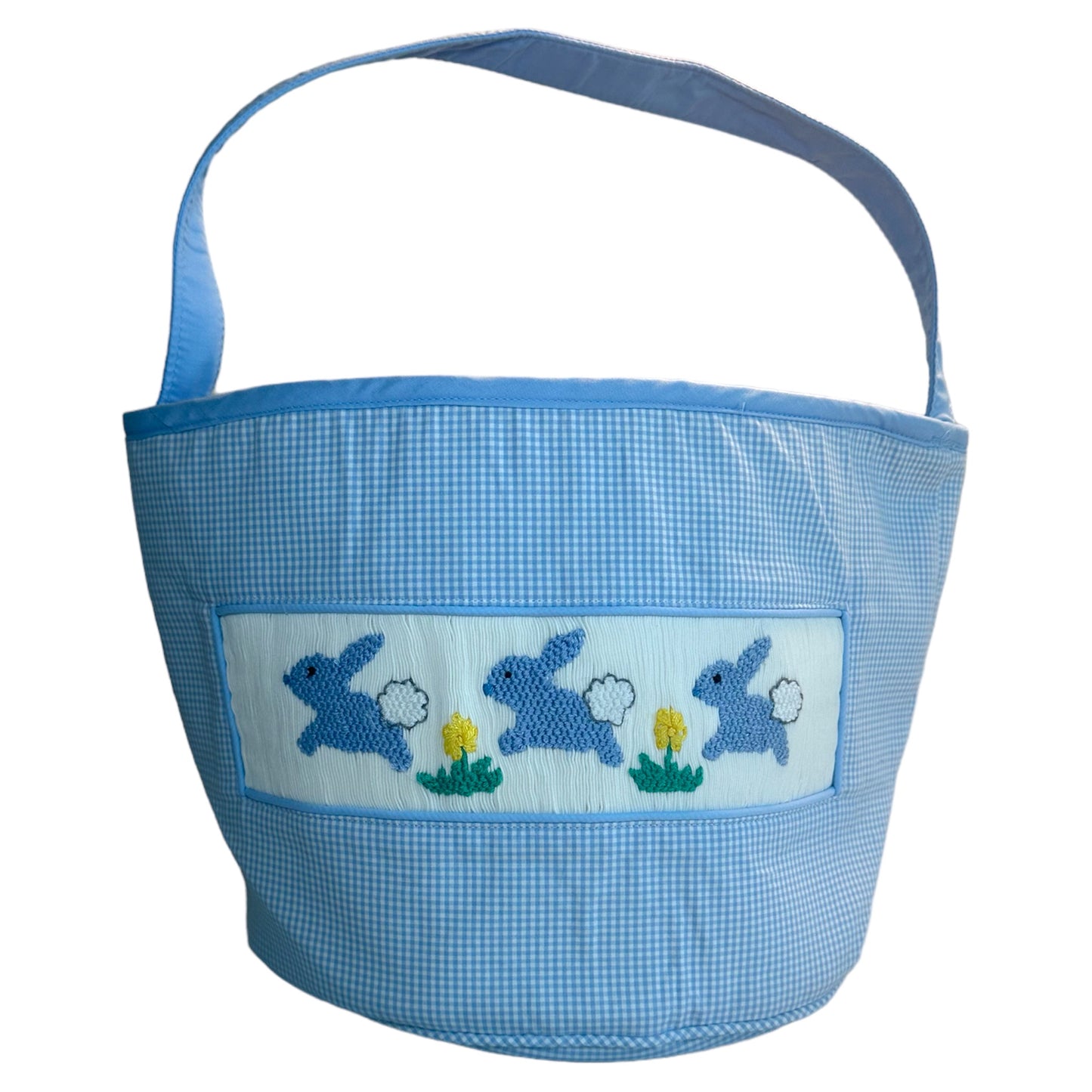 Boy Smocked Bunny Baskets