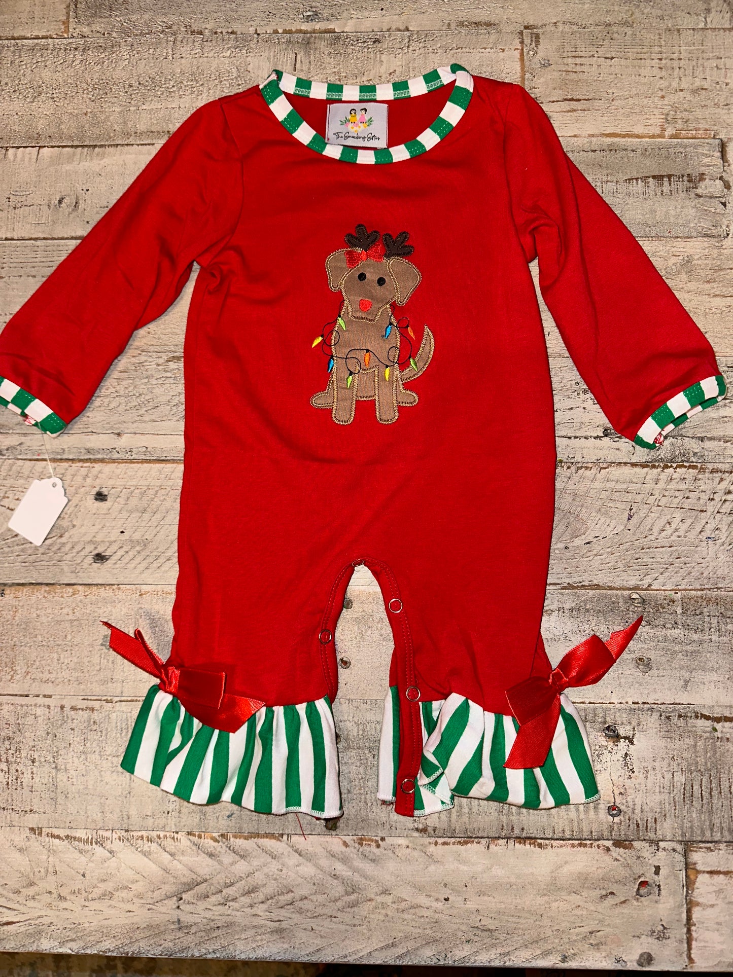 Christmas Dog Romper