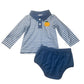 Preppy Pumpkin Boy Diaper Set
