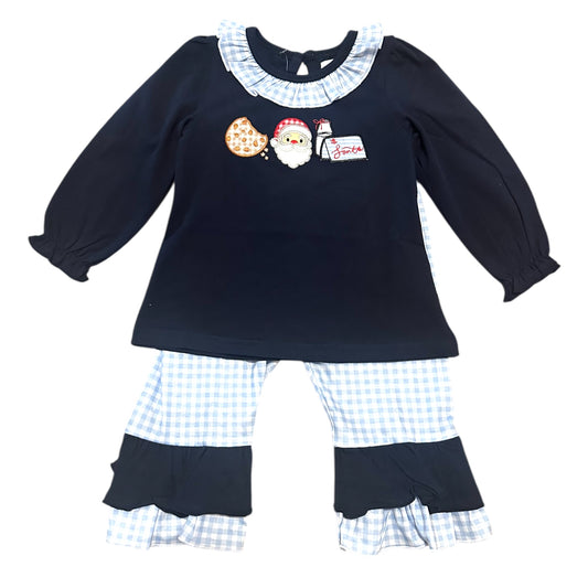Cookies with Santa Girl Pant Set