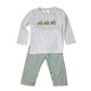 Big Green Tractor Pant Set