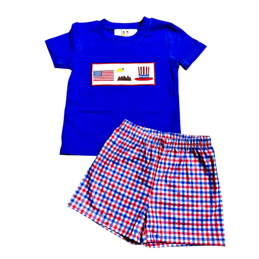 Let Freedom Ring Boy Short Set