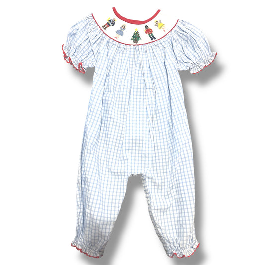 Smocked Nutcracker Romper