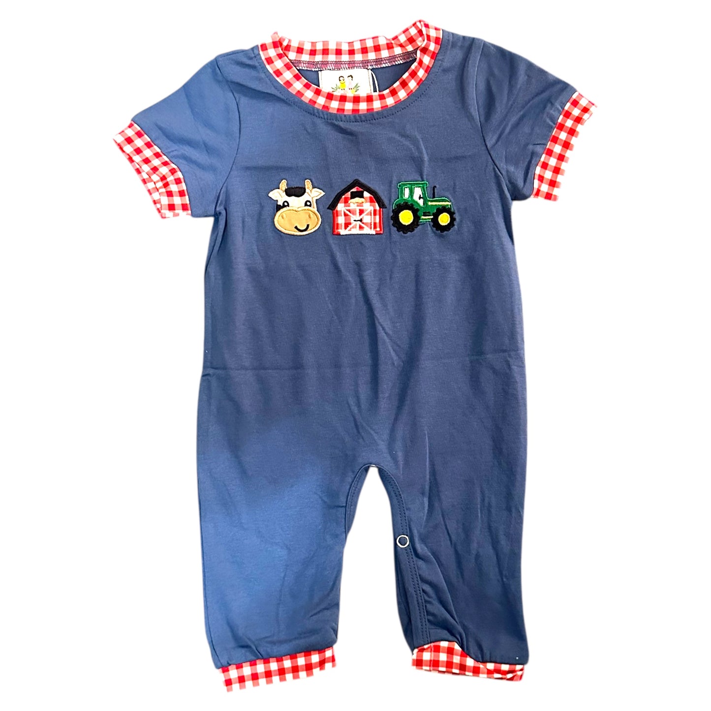Farm Friends Boy Romper