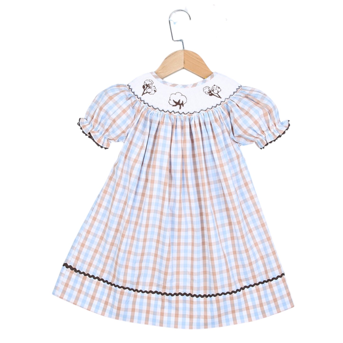 Cotton Smocked Dress