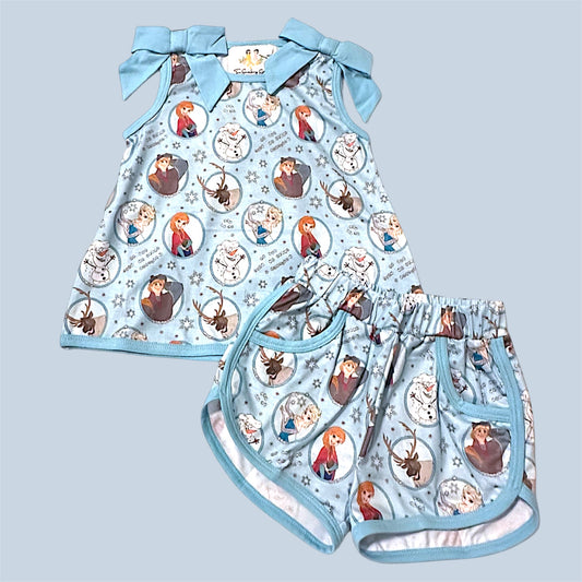 Frozen Friends Short Set