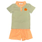French Knot Pumpkin Short Set