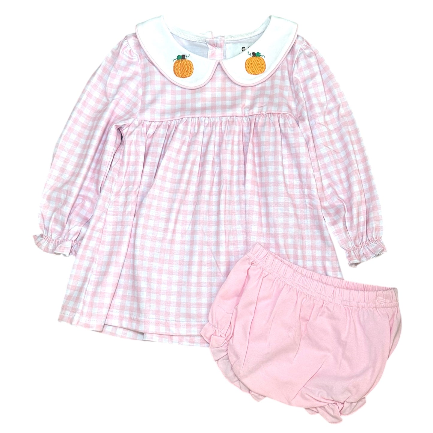 Preppy Pumpkin Girl Diaper Set