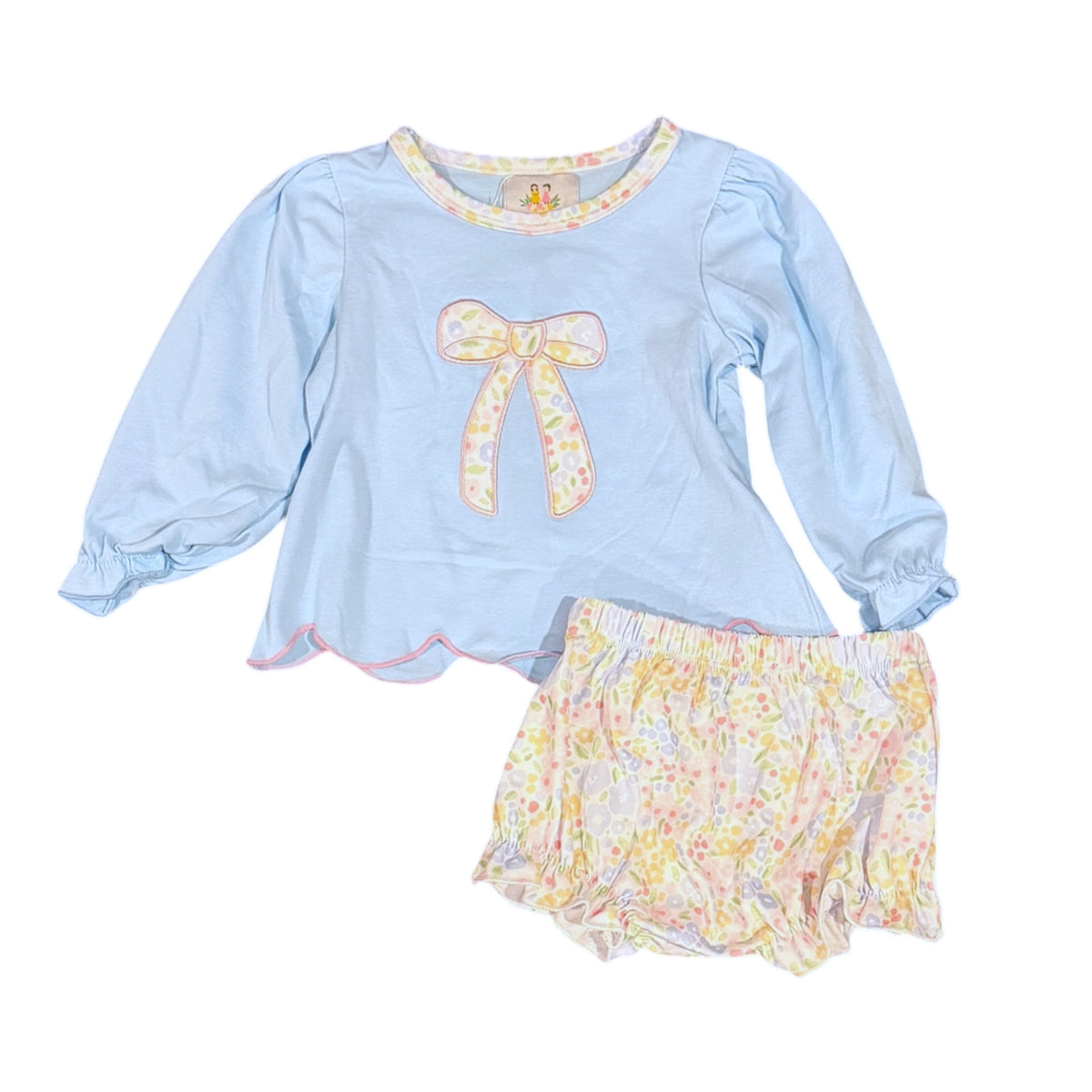 Bow Diaper Set