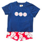 Baseball Applique Short Set