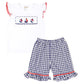 Anchor & Sail Smocked Short Set