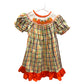 Pumpkin Smocked Dress