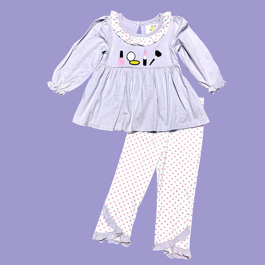 Wake Up & Makeup Pant Set