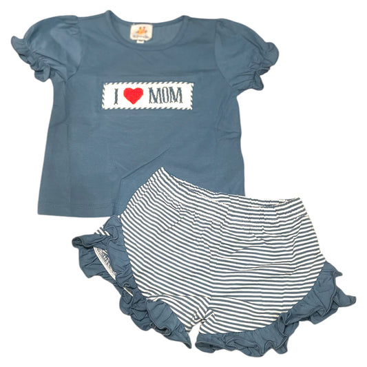 Smocked Mom Short Set