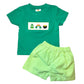 St. Patrick's Day Smocked Short Set