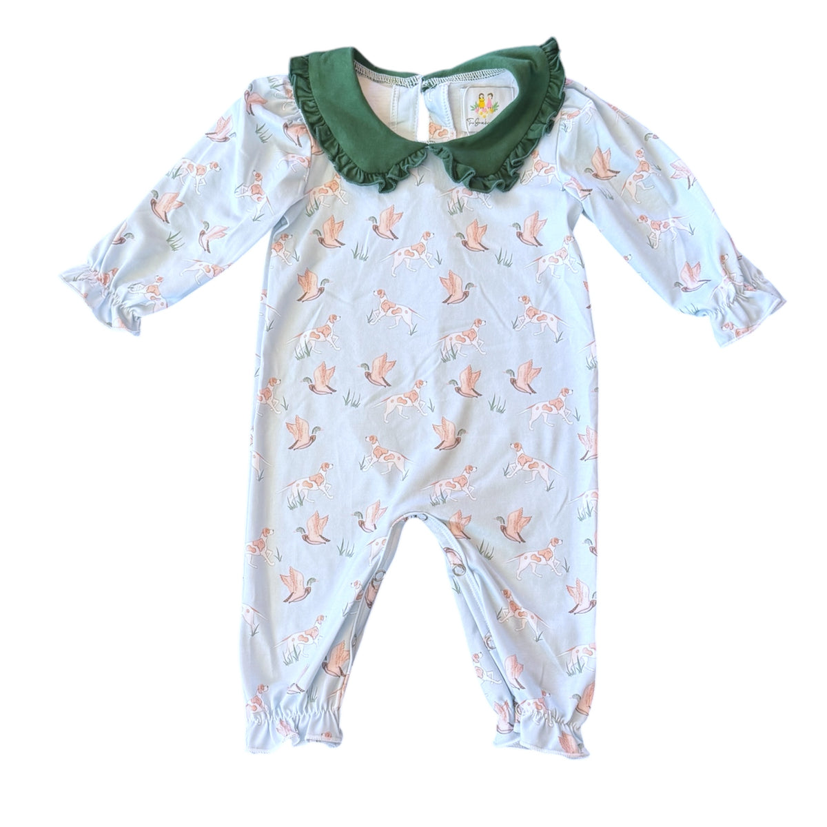 Dogs & Mallards Girl Romper