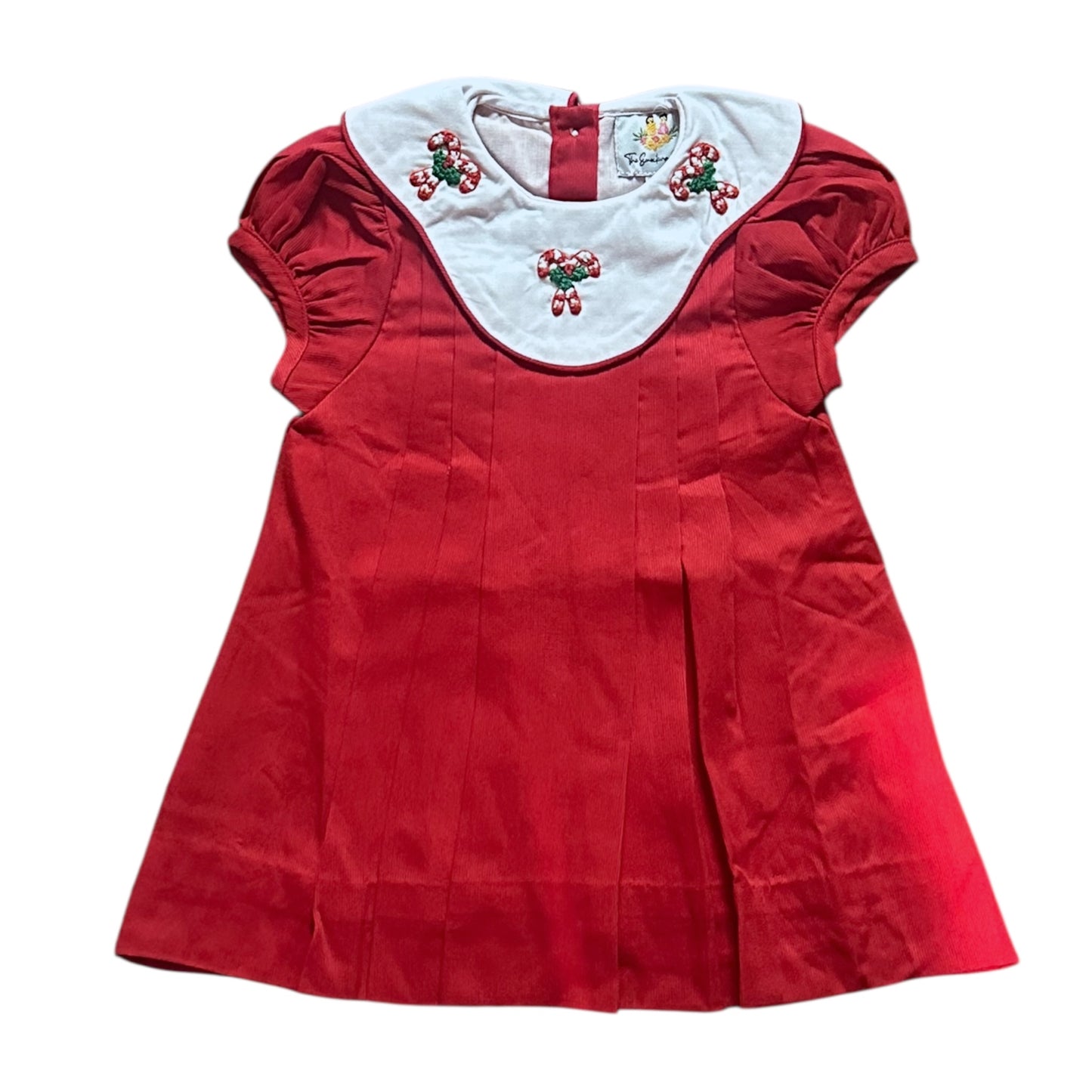 Scallop Red Candy Cane Dress