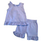 Purple Bow Short Set