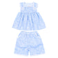 Blue & White Floral Set