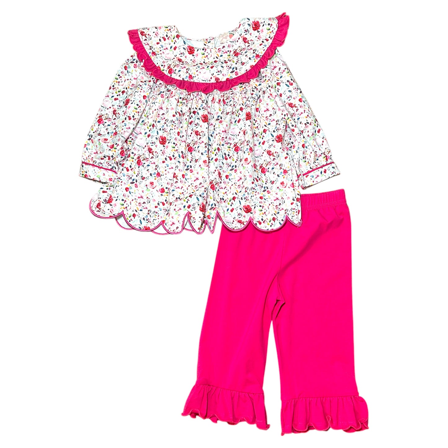 Pink Rose Pant Set