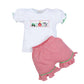 On the Farm Smocked Short Set